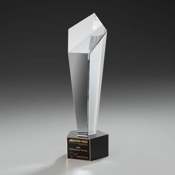 Fortress Award mit schwarzem Kristallglas-Sockel