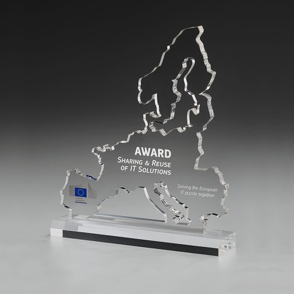 Europakarte Acrylglas Award