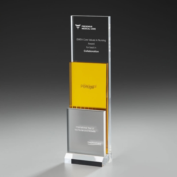 Golden Step Acrylglas Award
