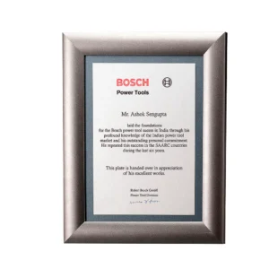 Aluminium Ehrentafel mit Profirahmen