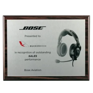 Aluminium Urkunde auf MDF-Platte