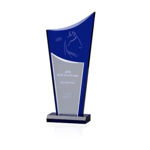 Indigo Drive blauer Acrylglas Pokal