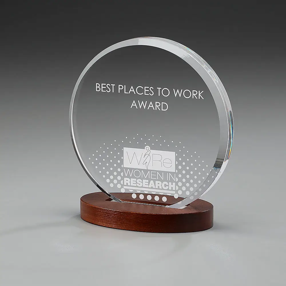 Wooden Round Award Wooden Round Award