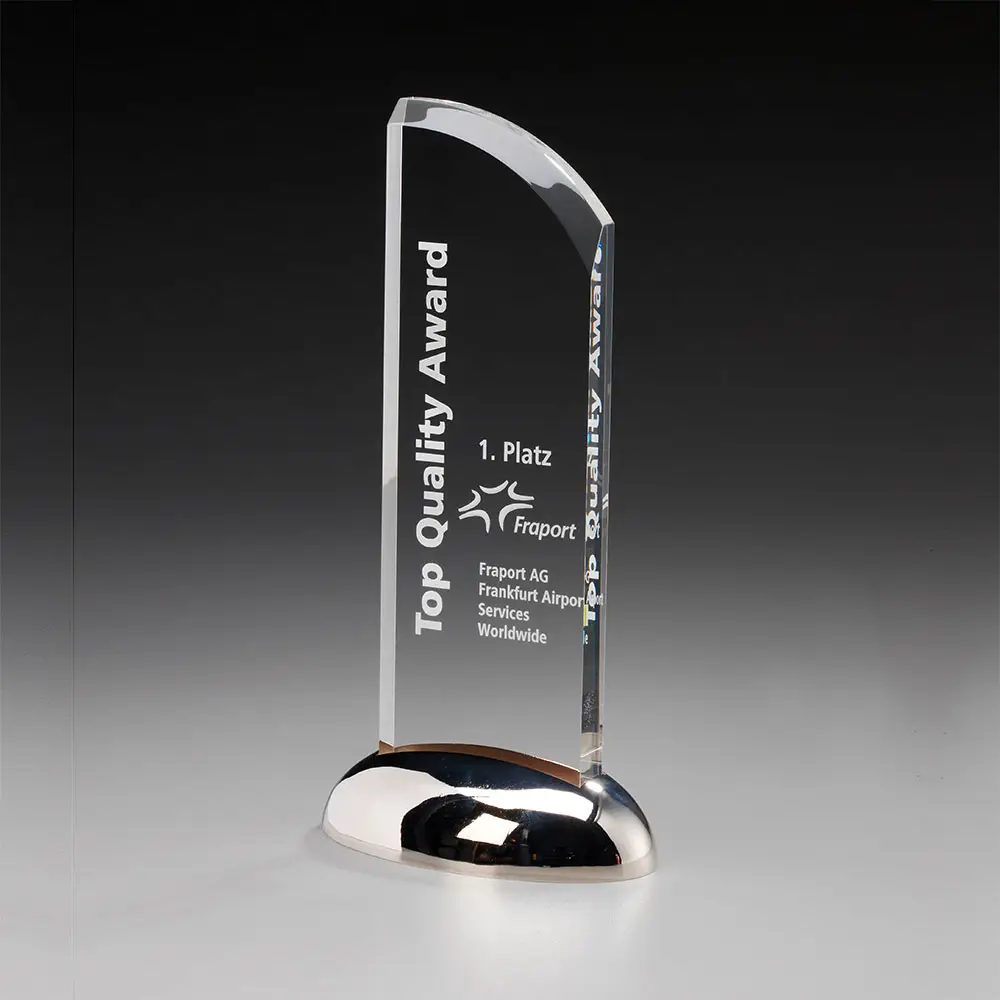 Silver Wing Trophy 1 Silver Wing Award mit Metallsockel