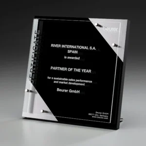 Sunray Chrome Black Square