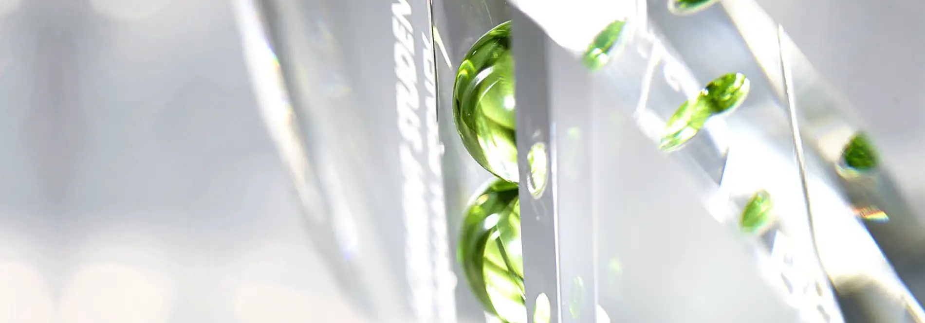 Glaspokale mit Gravur